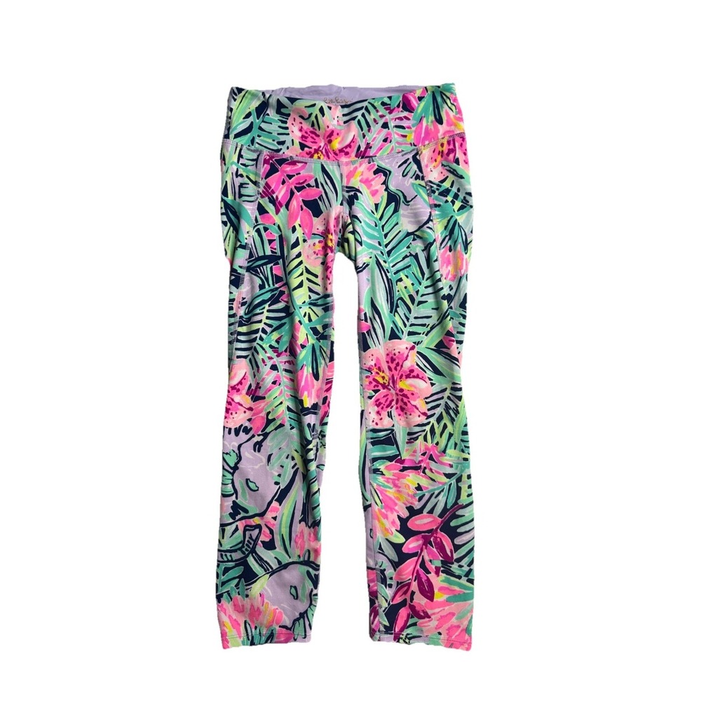 Lilly Pulitzer Luxletic Anika Weekender Cropped Legging Women's XS‎ (24x23)